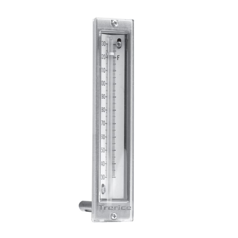 Thermometer -40° to 1100°F 6-1/2" Angle 2" Stem Aluminum Case